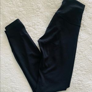 Lululemon Black Align Leggings High Waist 25" size 2